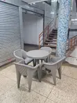 Restaurant Plastic Table and Chairs - 2