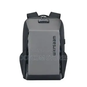 Wiersoon Laptop Bag with Password Lock (Space Gray)