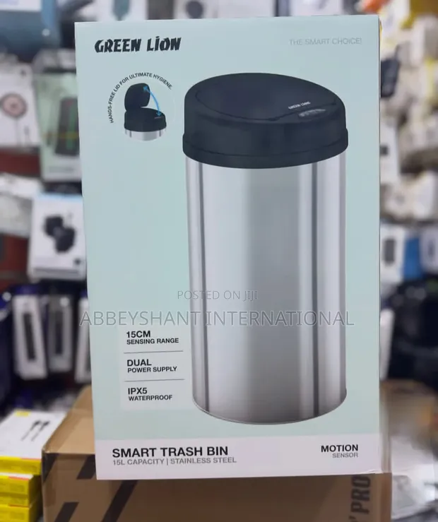 Green Lion Smart Trash Bin 15L Automatic Sensor Dustbin - 1