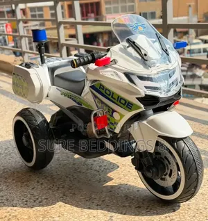 Children's Police Patrol Rechargeable Bike