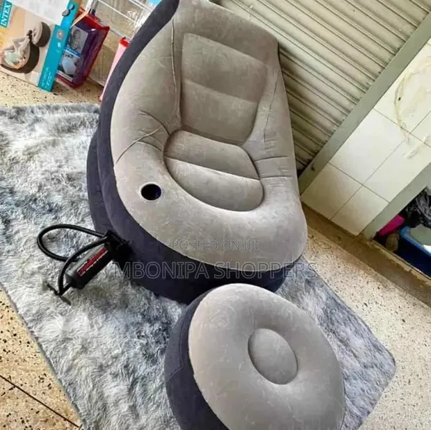 Intex Inflatable Air Sofa with Footrest Set - 1