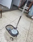 Spin Mop and Bucket Set with Stainless Steel Wringer - 1