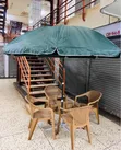 Outdoor 5-Piece Commercial Sun Umbrella Combo - 2