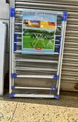 Foldable Clothes Drying Rack with Shoe Holder - 1