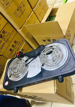 Electric Double Burner Coil Hotplate