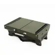 Portable Briefcase Charcoal BBQ Grill - Green - 2