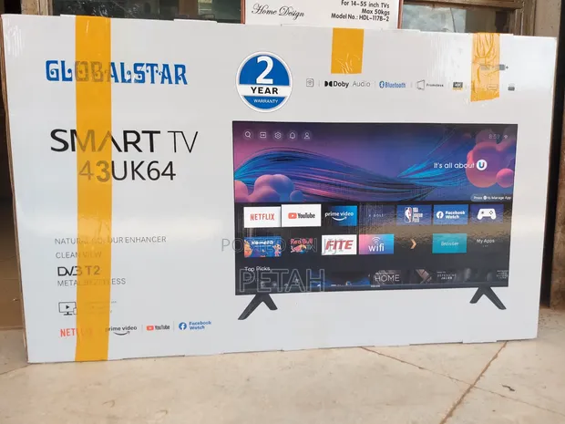 Global Star 43" Frameless Smart TV - 1