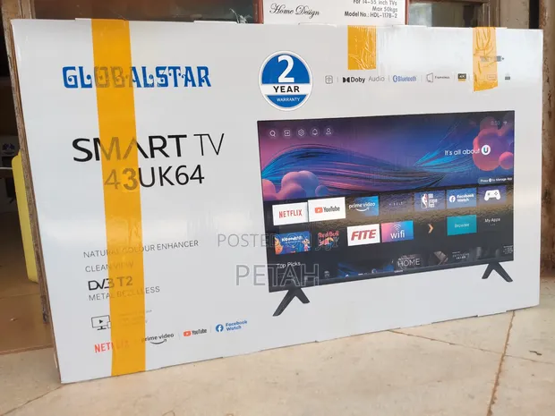 Globalstar 43" Frameless Smart TV - 1