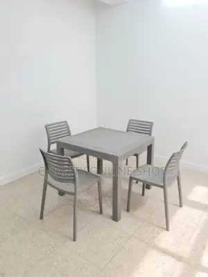 Restaurant Plastic Table and Chairs (Brand New)