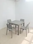 Restaurant Plastic Table and Chairs (Brand New) - 1