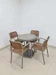Modern Patio/Restaurant Plastic Table and Chairs - 1