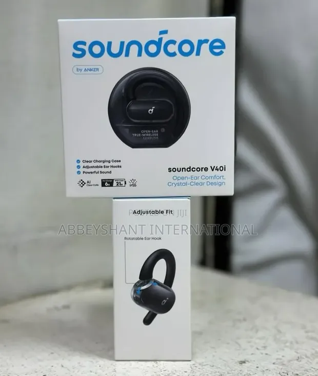 Soundcore V40i Open-Ear Headphones with Lidless Case - 1