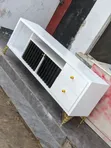 Wood-Mode White TV Stand - 1
