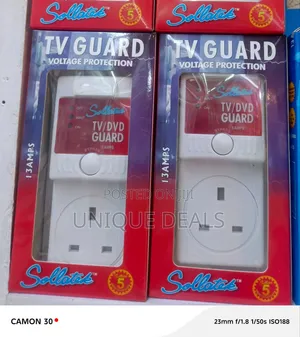 Sollatek TV/DVD Guard - 13A Voltage Protection