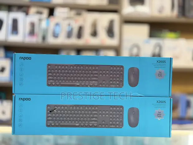 Rapoo X260S Wireless Optical Mouse & Keyboard Combo - 1