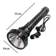 Rechargeable LED Flashlight Torch - 2