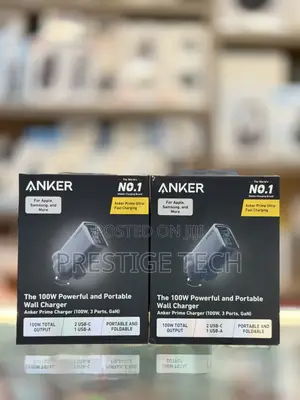 Anker 100W GaN Prime 3-Port USB-C Charger