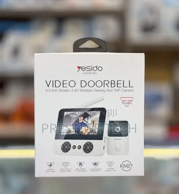 Yesido KM27 Wireless Video Doorbell with Two-Way Chat - 1