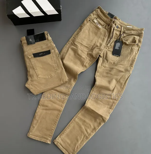 Giesla Brown Men's Jeans - 1