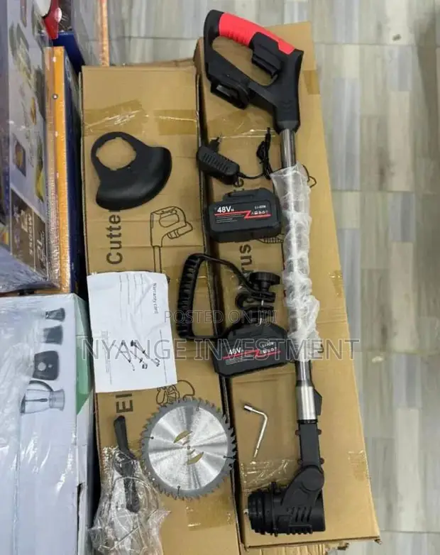 48V Cordless Electric Grass Trimmer & Brush Cutter Kit - 1