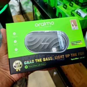 Oraimo SpaceBox 8W Wireless Bluetooth Speaker with FM Radio - Black