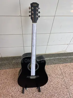 Rock Edges Brand New Black Acoustic Guitar