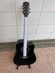 Rock Edges Brand New Black Acoustic Guitar - 1