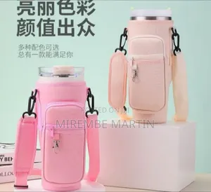 Portable Insulated Water Bottle/Tumbler Carrier Bag with Strap