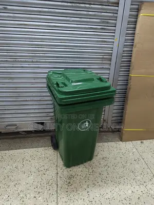 240 Litre Forest Green Plastic Dust Bin