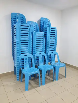 Brand New Plastic Dining Chairs (Set of 4)