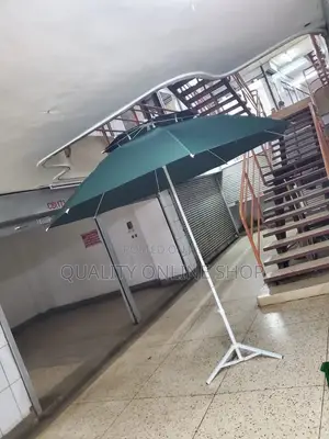 Green Double Top Bar Garden Umbrella