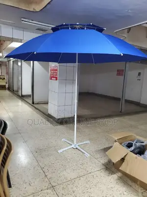 Blue Outdoor Garden Umbrella