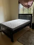 4x6 Wooden Bed Frame - Black - 2