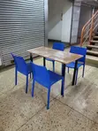 4 Seater Foldable Dining Table for Restaurant/Home/Office - 2
