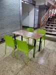 Wooden Foldable Table and Chairs Set for Dining/Office - 2