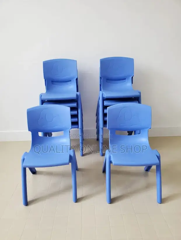 Stackable Plastic Chairs for Kids - 1