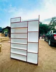 White Shoe and Bag Rack - 1
