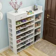 White Shoe and Bag Rack - 2