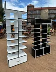 White Shoe and Bag Rack - 3
