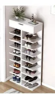 White Shoe and Bag Rack - 4