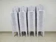 White Heavy Duty Stackable Plastic Chairs - 1