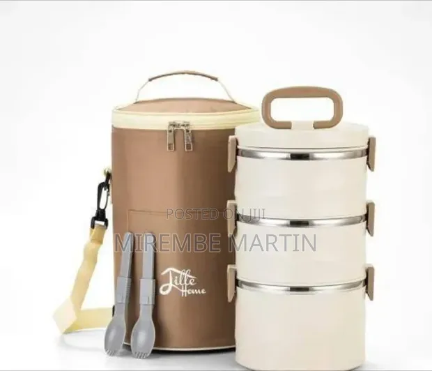 Jille Home Stackable Thermal Lunch Box Set with Insulated Bag - 1