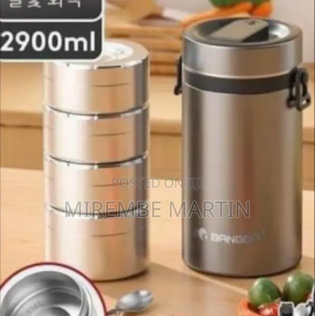 Insulated Thermal Food Container Set - Multicolor - 1