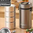 Insulated Thermal Food Container Set - Multicolor - 1