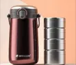 Elegant Vacuum Insulated Food Flask / Thermal Lunch Container Set (2900ml) - 2