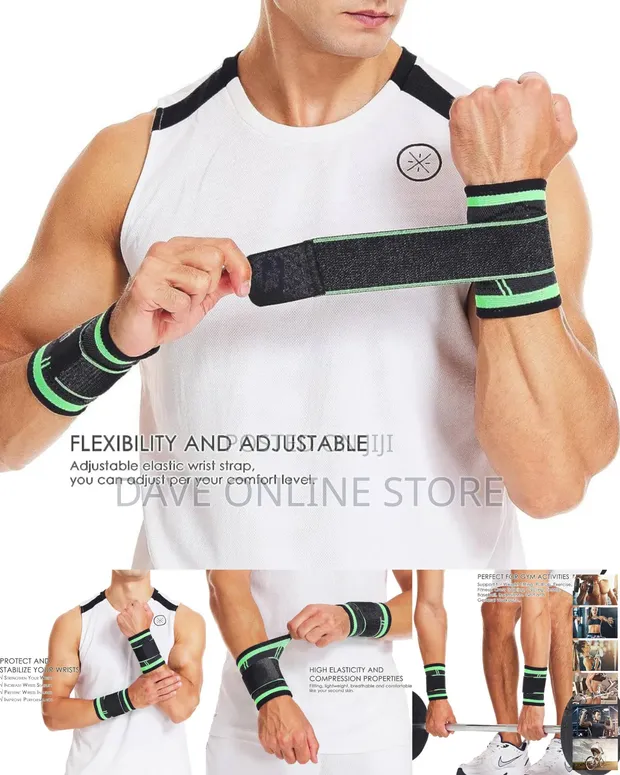 Elastic Compression Wrist Support Wraps - 1