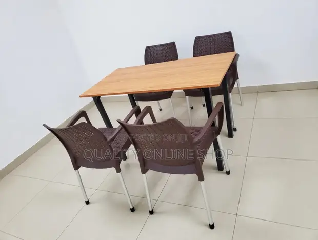 Impulse Dining Wooden Table and Chairs Set - 1