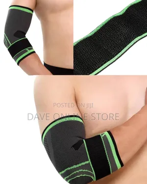 Compression Elbow Sleeve with Adjustable Strap