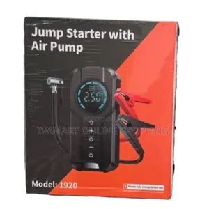 4-in-1 Portable Car Jump Starter with Air Pump - Model 1920