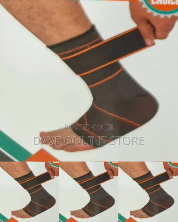 Adjustable Compression Ankle Brace Support Sleeve - 1